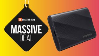 Samsung T9 SSD deal. Text reads 'massive deal'