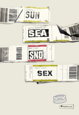 Print adverts: Expedia